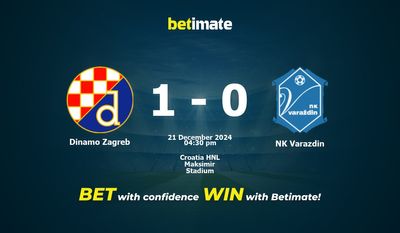 Dinamo Zagreb vs. NK Varazdin – Vorhersage, Quoten und Wetttipps 21.12.2024