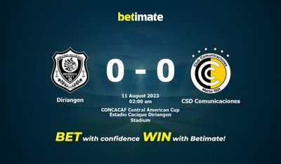 Diriangen vs CSD Comunicaciones การทำนายราคาต่อรองและเคล็ดลับการเดิมพัน 08/11/2023