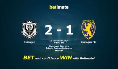 Diriangen vs Managua FC Prediction, Odds & Betting Tips 12/15/2024