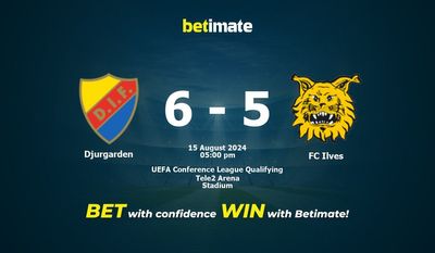 Djurgarden vs FC Ilves Prediction, Odds & Betting Tips 08/15/2024