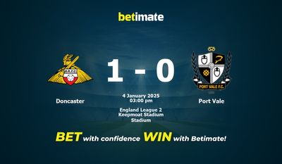 Pronóstico, probabilidades y consejos de apuestas para el partido Doncaster vs Port Vale 01/04/2025
