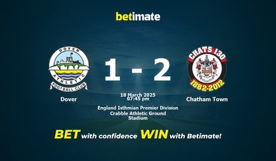 Dover vs Chatham Town Prediction, Odds & Betting Tips 03/18/2025