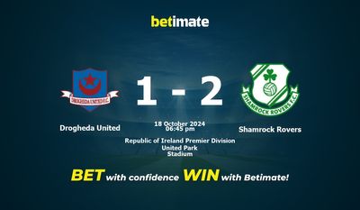 Pronostici, quote e suggerimenti per le scommesse Drogheda United vs Shamrock Rovers 18/10/2024