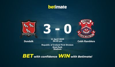 Dundalk vs Cobh Ramblers Prediction, Odds & Betting Tips 04/11/2025