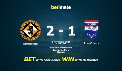 Dundee Utd vs Ross County Pronostici, quote e suggerimenti per le scommesse 11/09/2024