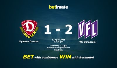Dynamo Dresden vs VfL Osnabruck Prediction, Odds & Betting Tips 04/12/2025