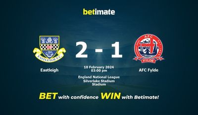 Eastleigh বনাম AFC Fylde ভবিষ্যদ্বাণী, মতভেদ এবং বাজির টিপস 02/10/2024
