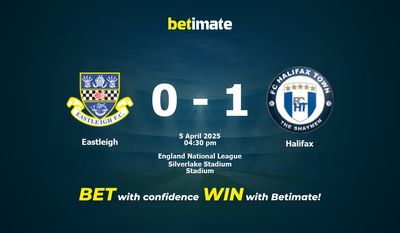 Eastleigh vs Halifax Prediction, Odds & Betting Tips 04/05/2025