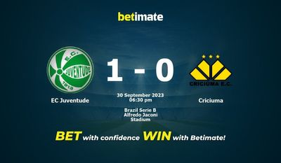 EC Juventude vs Criciuma Prediction, Odds & Betting Tips 09/30/2023