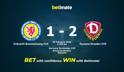Eintracht Braunschweig U19 vs Dynamo Dresden U19 التوقعات، الصعاب ونصائح الرهان 10/02/2024