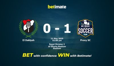 El Daklyeh vs Proxy SC Prediction, Odds & Betting Tips 05/11/2025