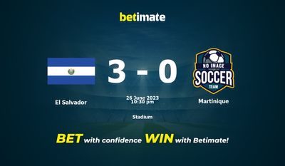 El Salvador vs Martinique Prediction, Odds & Betting Tips 06/26/2023