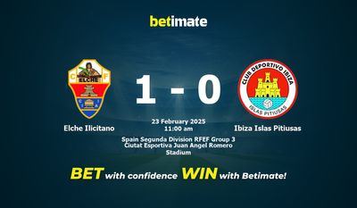 Elche Ilicitano vs Ibiza Islas Pitiusas Prediction, Odds & Betting Tips 02/23/2025