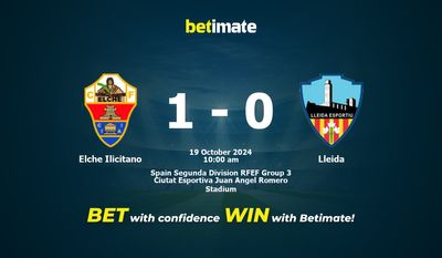 Elche Ilicitano vs Lleida Prediction, Odds & Betting Tips 10/19/2024