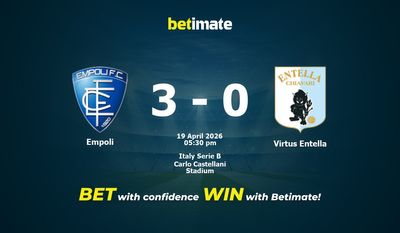 Empoli vs Virtus Entella Prediction, Odds & Betting Tips 04/19/2026
