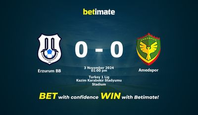 Erzurum BB vs Amedspor Prediction, Odds & Betting Tips 11/03/2024