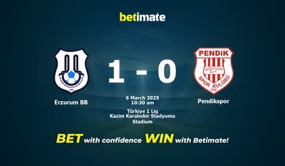Erzurum BB vs Pendikspor Prediction, Odds & Betting Tips 03/06/2025