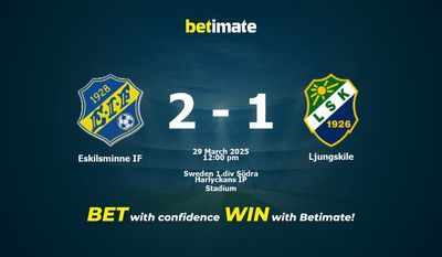 Eskilsminne IF vs Ljungskile Prediction, Odds & Betting Tips 03/29/2025
