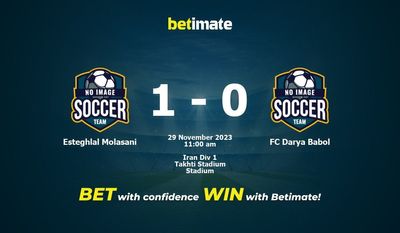 Esteghlal Molasani vs FC Darya Babol Prediction, Odds & Betting Tips 11/29/2023