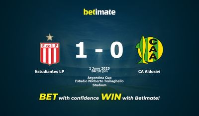 Estudiantes LP vs CA Aldosivi 预测、赔率和投注技巧 06/01/2025