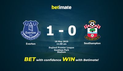 Everton vs Southampton Prediction, Odds & Betting Tips 05/18/2025