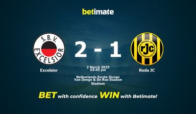 Pronostic Excelsior vs Roda JC, cotes et conseils de paris 03/02/2025