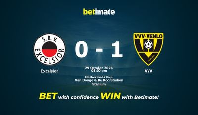Dự đoán Excelsior vs VVV, Tỷ lệ cược & Mẹo cá cược 29/10/2024
