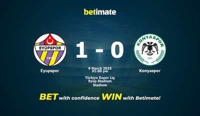 Eyupspor vs Konyaspor Prediction, Odds & Betting Tips 03/09/2025