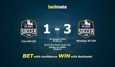 Fast AM U20 vs Botafogo SP U20 预测、赔率和投注技巧 01/10/2024