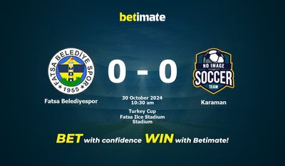 Fatsa Belediyespor vs Karaman Prediction, Odds & Betting Tips 10/30/2024