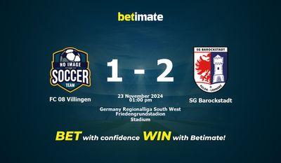 FC 08 Villingen vs SG Barockstadt Prediction, Odds & Betting Tips 11/23/2024
