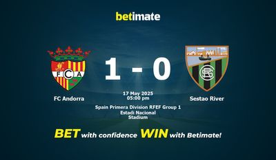 FC Andorra vs Sestao River Prediction, Odds & Betting Tips 05/17/2025