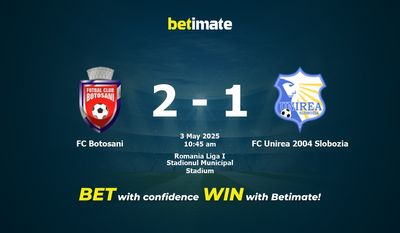 FC Botosani vs FC Unirea 2004 Slobozia Prediction, Odds & Betting Tips 05/03/2025