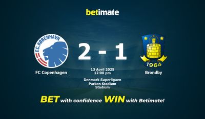 FC Copenhagen vs Brondby Prediction, Odds & Betting Tips 04/13/2025