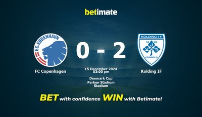 FC Copenhagen vs Kolding IF Prediction, Odds & Betting Tips 12/15/2024