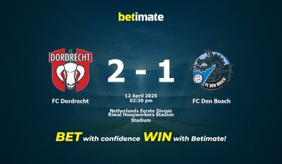 FC Dordrecht vs FC Den Bosch Prediction, Odds & Betting Tips 04/12/2025