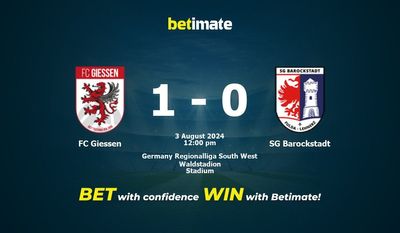 FC Giessen vs SG Barockstadt Prediction, Odds & Betting Tips 08/03/2024