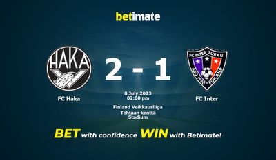 FC Haka vs FC Inter Prediction, Odds & Betting Tips 07/08/2023