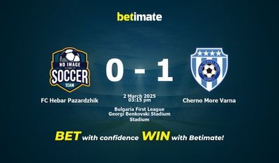 FC Hebar Pazardzhik vs Cherno Thêm dự đoán, tỷ lệ và tip cá cược 02/03/2025