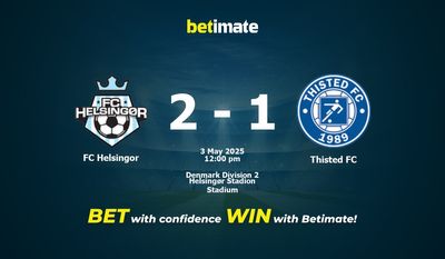 FC Helsingor vs Thisted FC Prediction, Odds & Betting Tips 05/03/2025