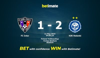 FC Inter vs HJK Helsinki Prediction, Odds & Betting Tips 05/11/2024