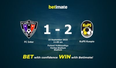FC Inter vs KuPS Kuopio Prediction, Odds & Betting Tips 09/23/2023