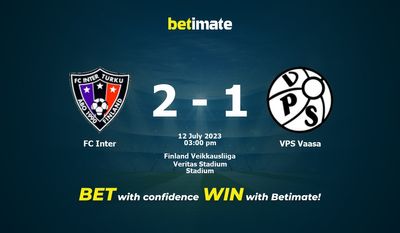 FC Inter vs VPS Vaasa Prediction, Odds & Betting Tips 07/12/2023
