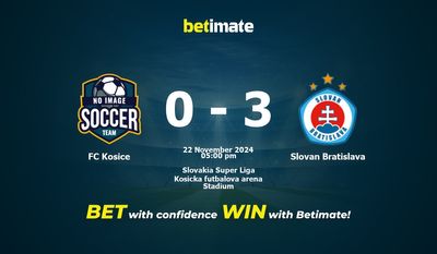Pronostici, quote e consigli di scommessa FC Kosice vs Slovan Bratislava 22/11/2024