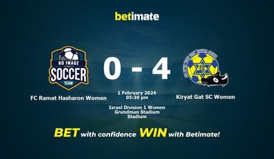 FC Ramat Hasharon Women vs Kiryat Gat SC Women Prediction, Odds & Betting Tips 02/01/2024