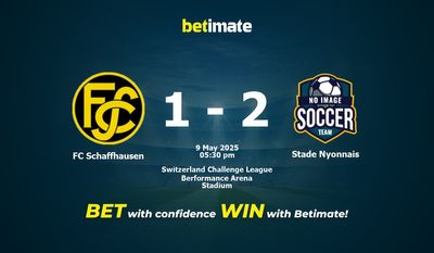 FC Schaffhausen vs Stade Nyonnais Prediction, Odds & Betting Tips 05/09/2025