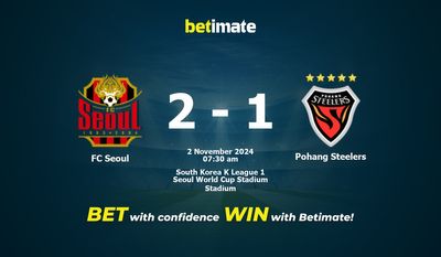 FC Seoul vs Pohang Steelers Prediction, Odds & Betting Tips 11/02/2024