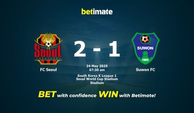 FC Seoul vs Suwon FC Prediction, Odds & Betting Tips 05/24/2025