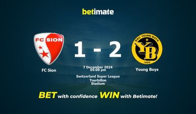 FC Sion vs Young Boys Prediction, Odds & Betting Tips 12/07/2024