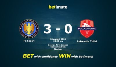 FC Spaeri vs Lokomotiv تفلیس پیش بینی، شانس و نکات شرط بندی 2023/08/18